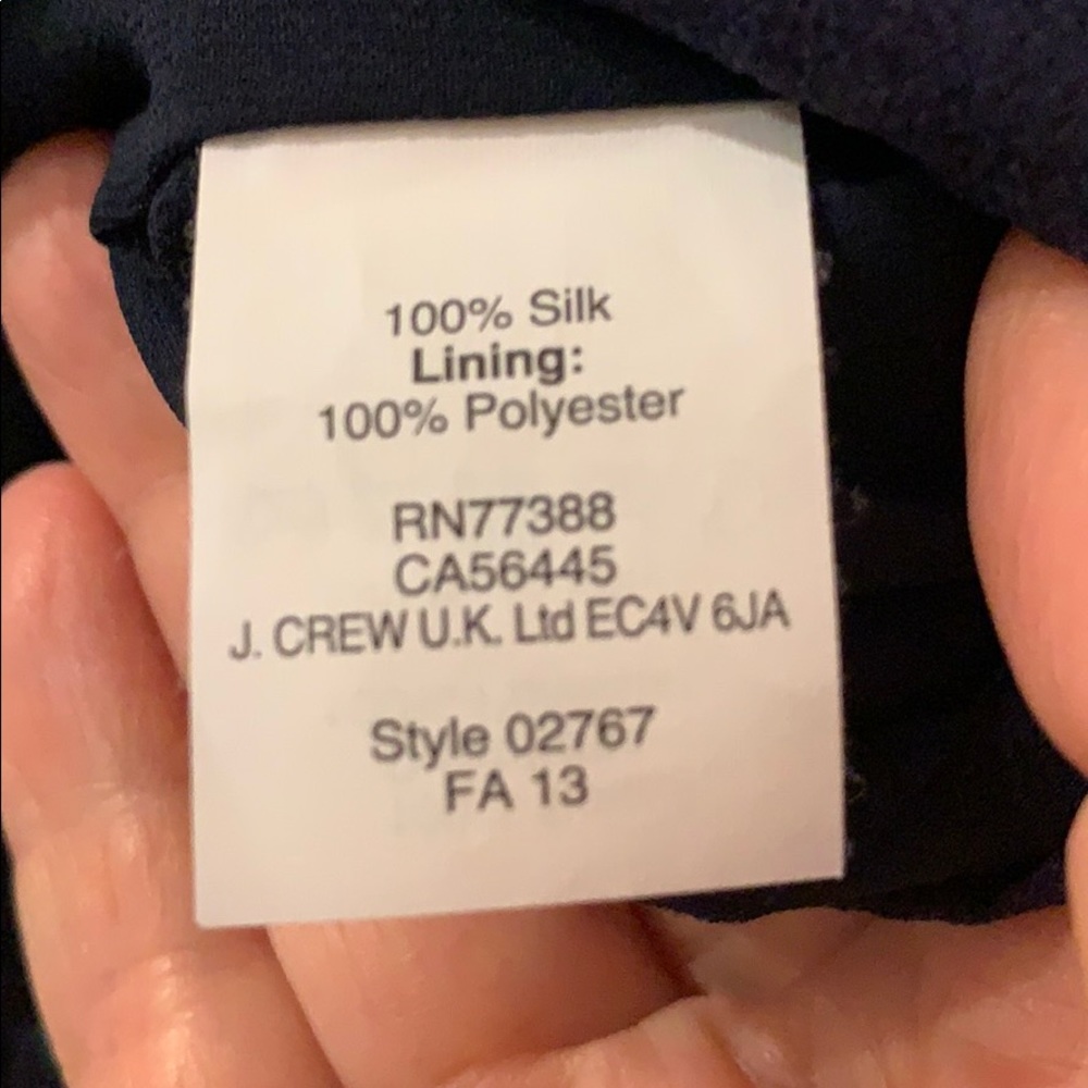 J Crew Ruffle Neck Beanstalk Blouse View 5